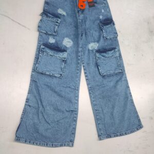 9 Pocket Cargo Mom | 100% Cotton