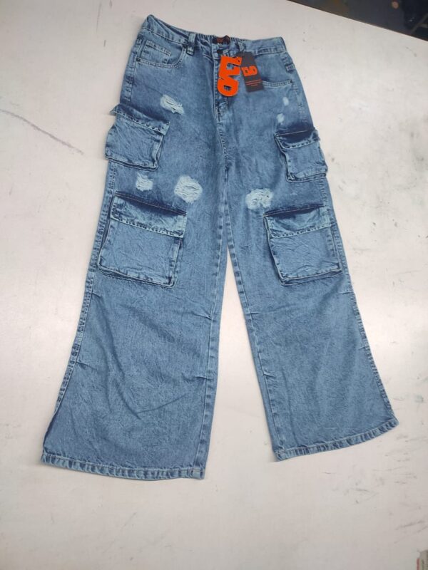 9 Pocket Cargo Mom | 100% Cotton